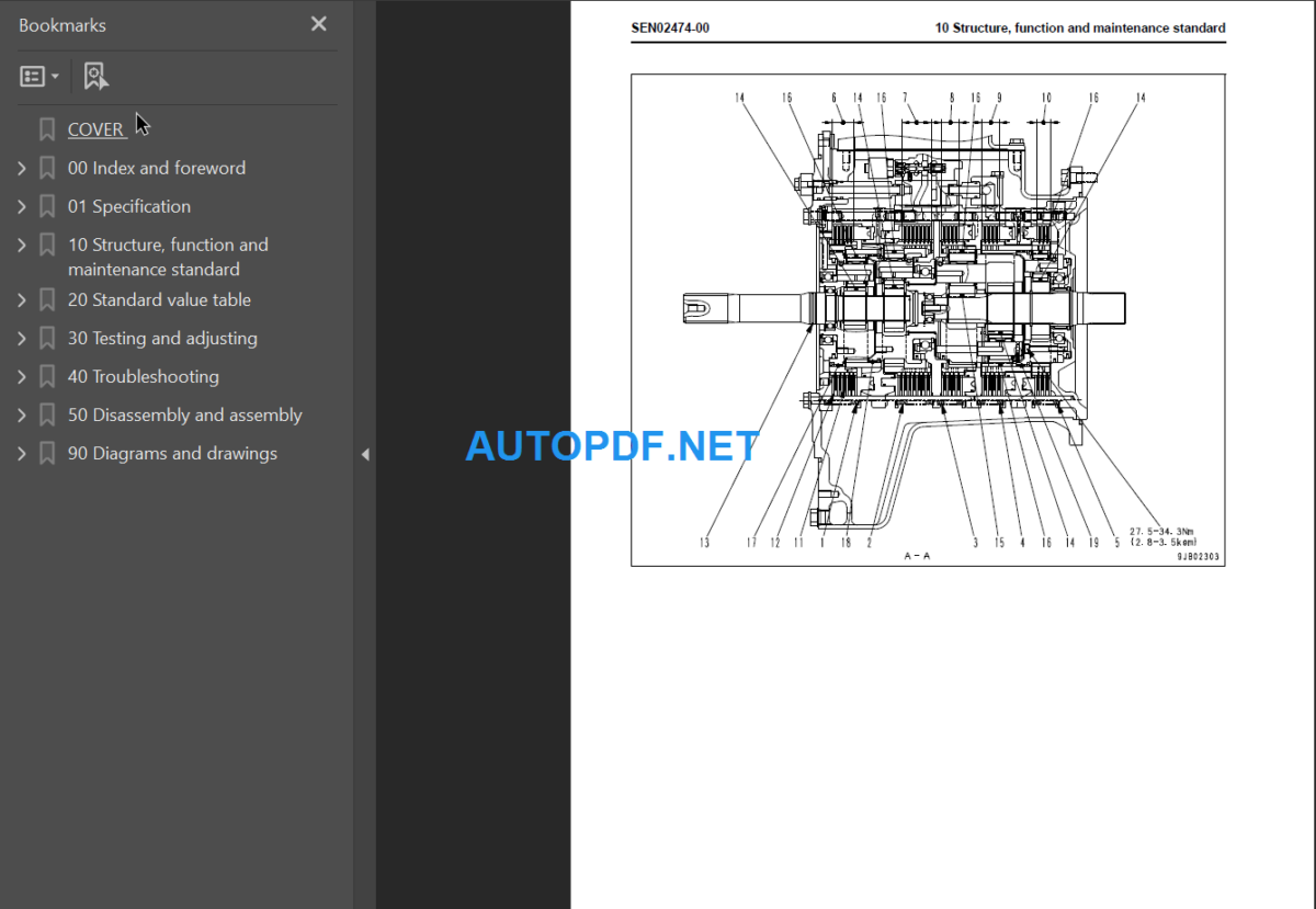 D61EX-15E0  D61PX-15E0 Shop Manual