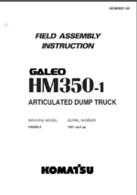 HM350-1 Galeo Field Assembly Instruction