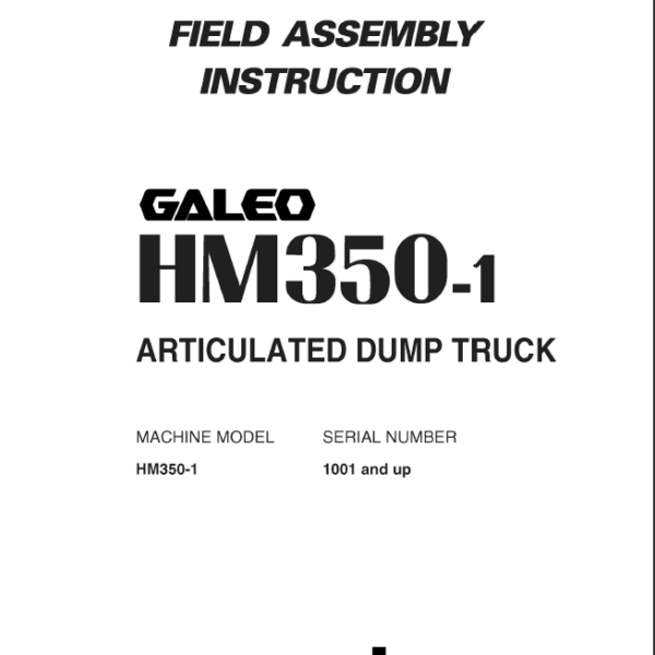 HM350-1 Galeo Field Assembly Instruction