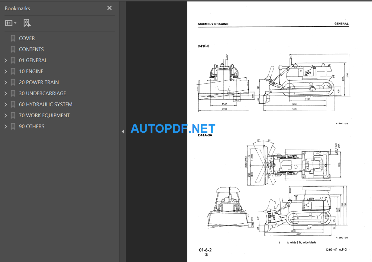 D40A P-3 D41AE P-3 D41A-3A Shop Manual