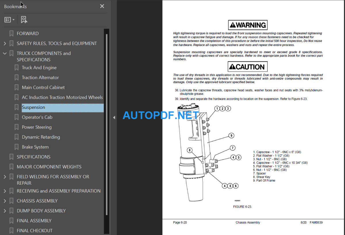 Komatsu 730E-8 SN A40004-A40014 Shop Manual