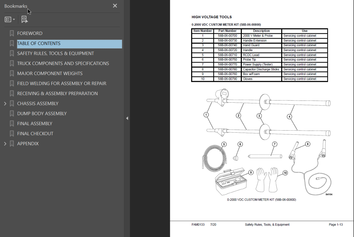 Komatsu 930E-5 Field Assembly Manual (A40067 - A40127)