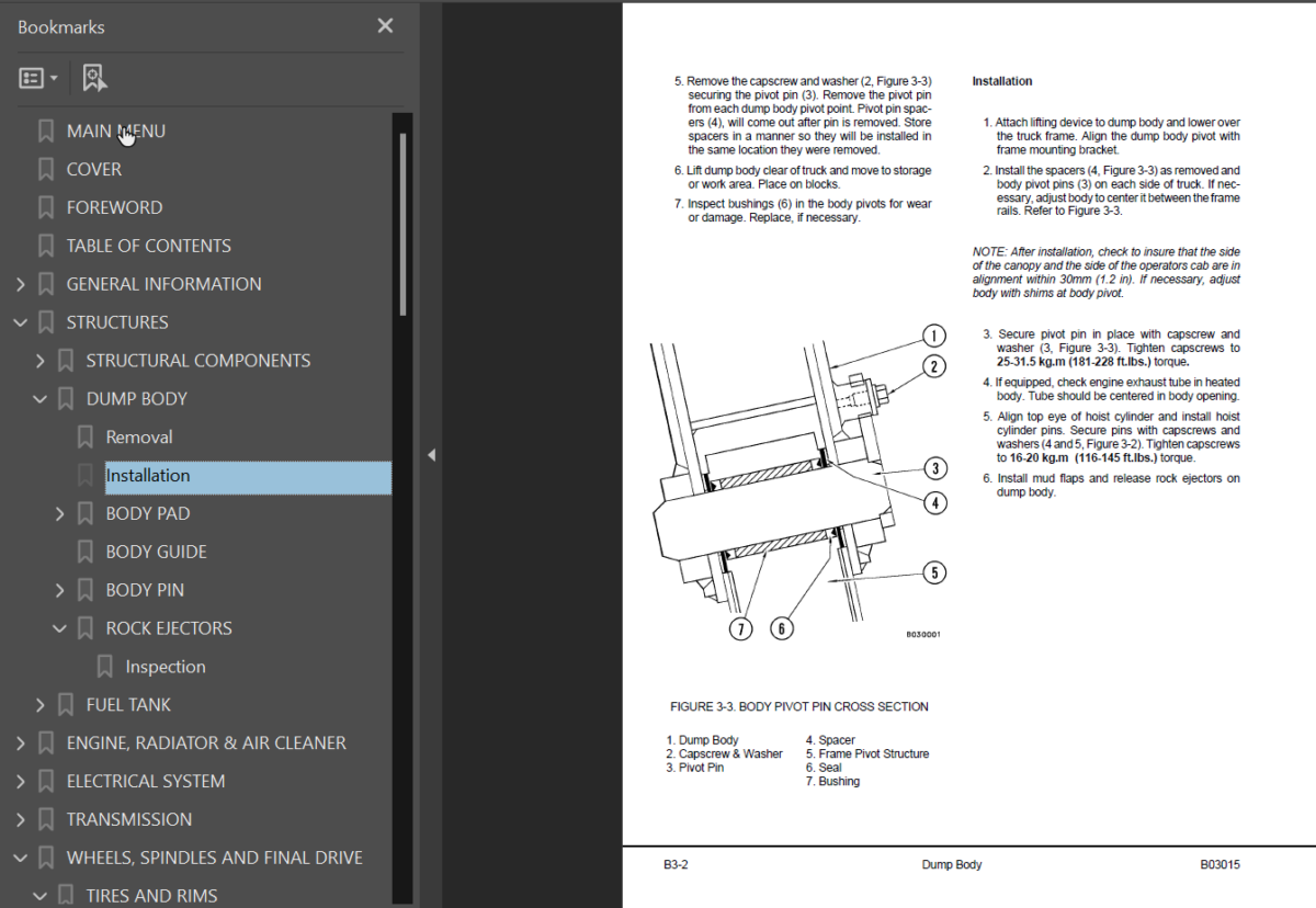 Komatsu 330M (A10212 - A10223) Shop Manual