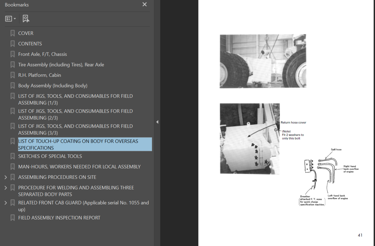 HD985-5 Field Assembly Instruction (1021 and up)