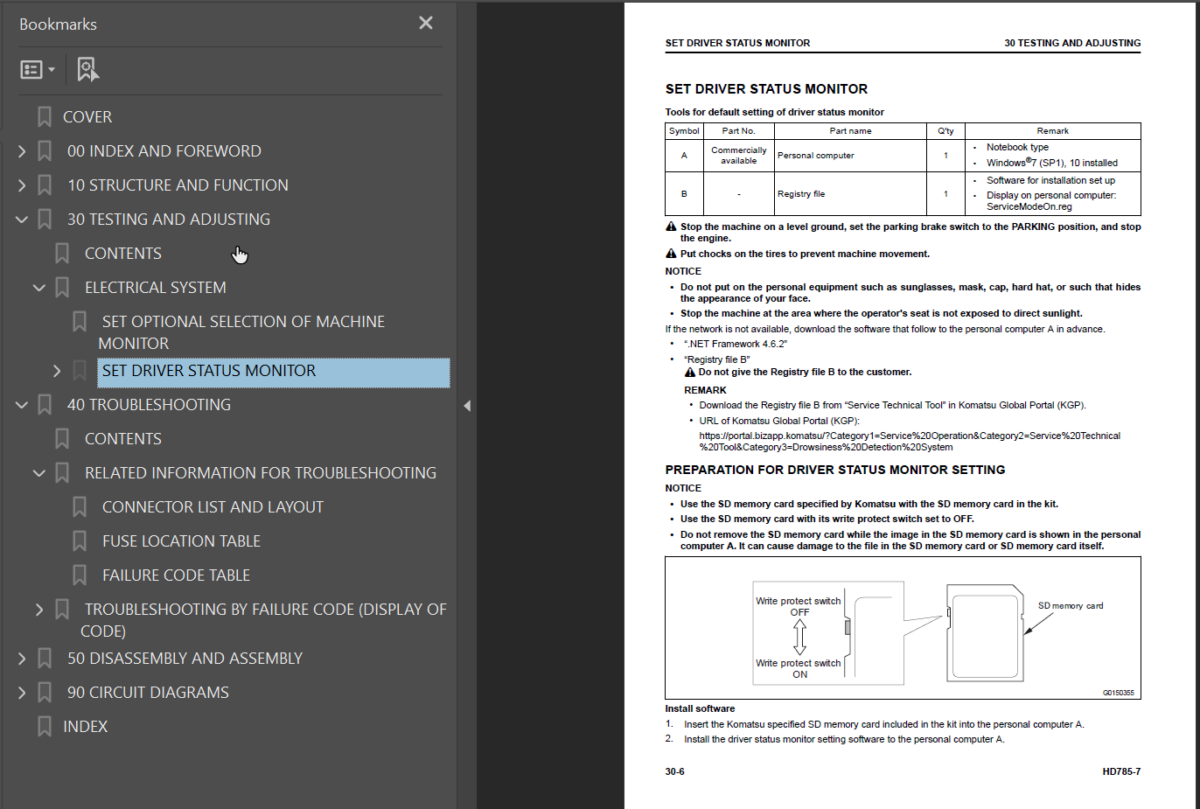 HD785-7 (30001 and up) Shop Manual