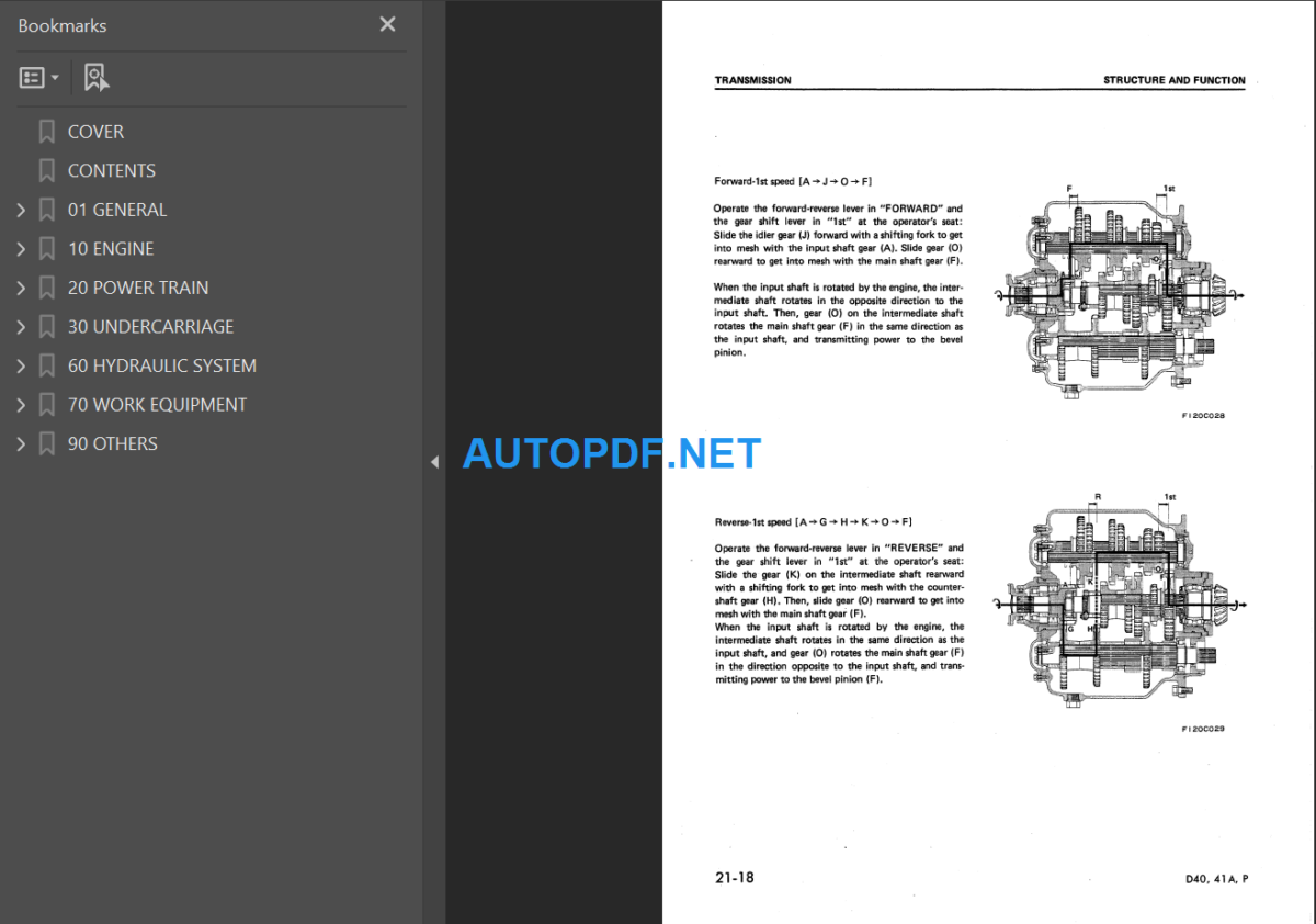 D40A P-3 D41AE P-3 D41A-3A Shop Manual