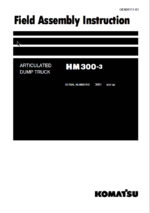 HM300-3 Field Assembly Instruction (3001 and up)