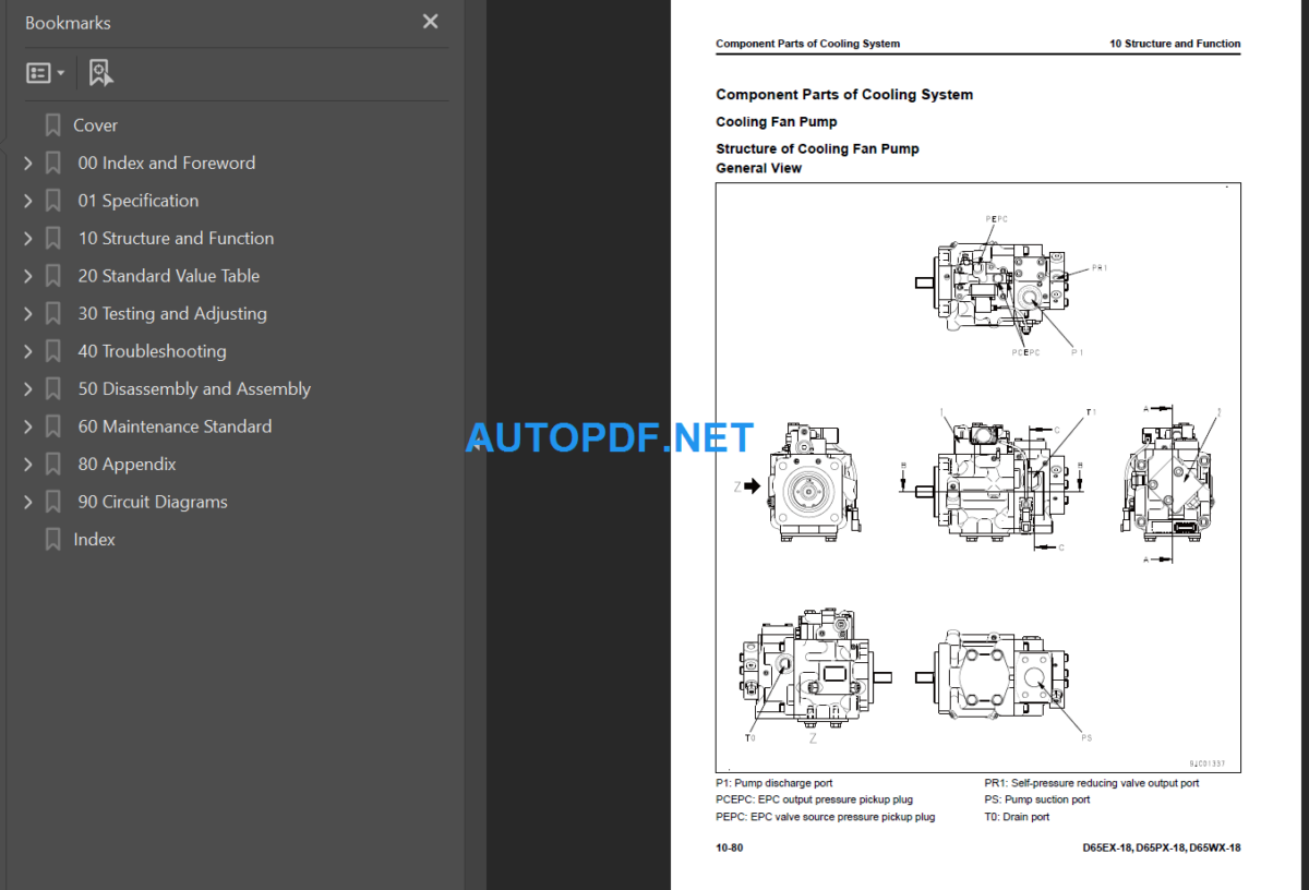 D65EX-18 D65PX-18 D65WX-18 Shop Manual (90997 and up)