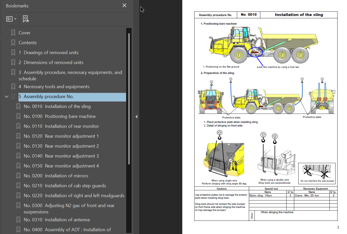 HM300-3 Field Assembly Instruction (3001 and up)