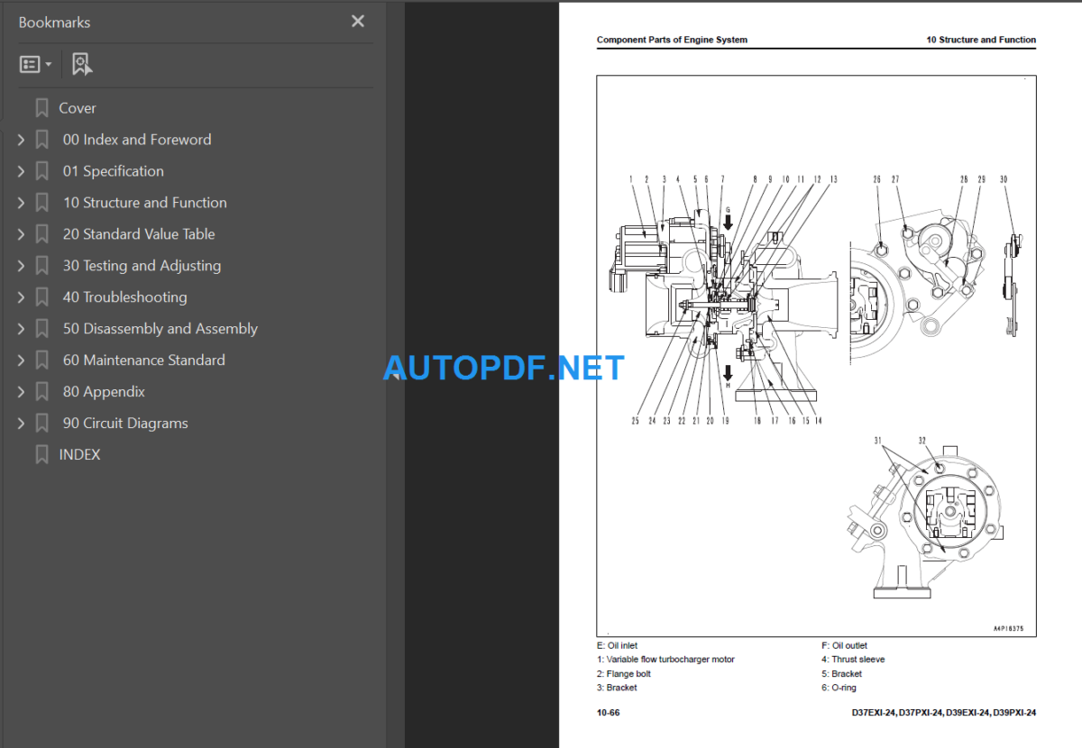 D37EXi-24 D37PXi-24 D39EXi-24 D39PXi-24 Shop Manual