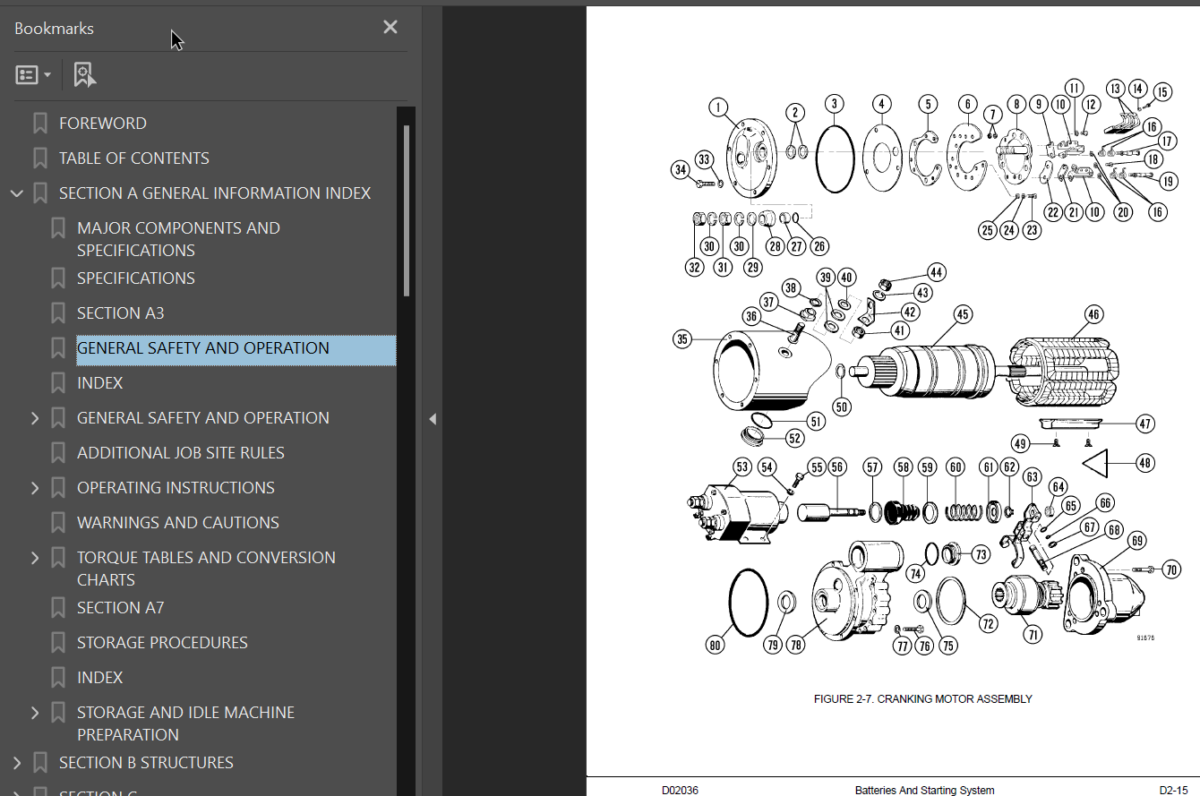 Komatsu HD1500-7 (A30109-A30110 A40111 & UP) Shop Manual