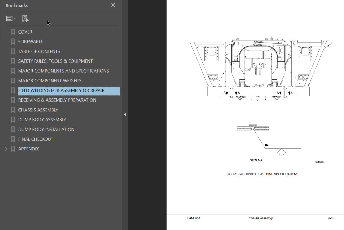 Komatsu HD1500-7 Field Assembly Instruction