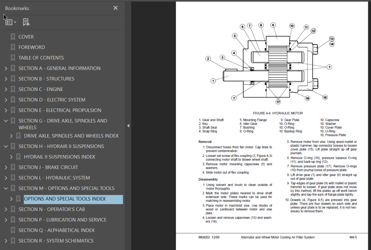 Komatsu 830E (A30607 - A30624) Shop Manual