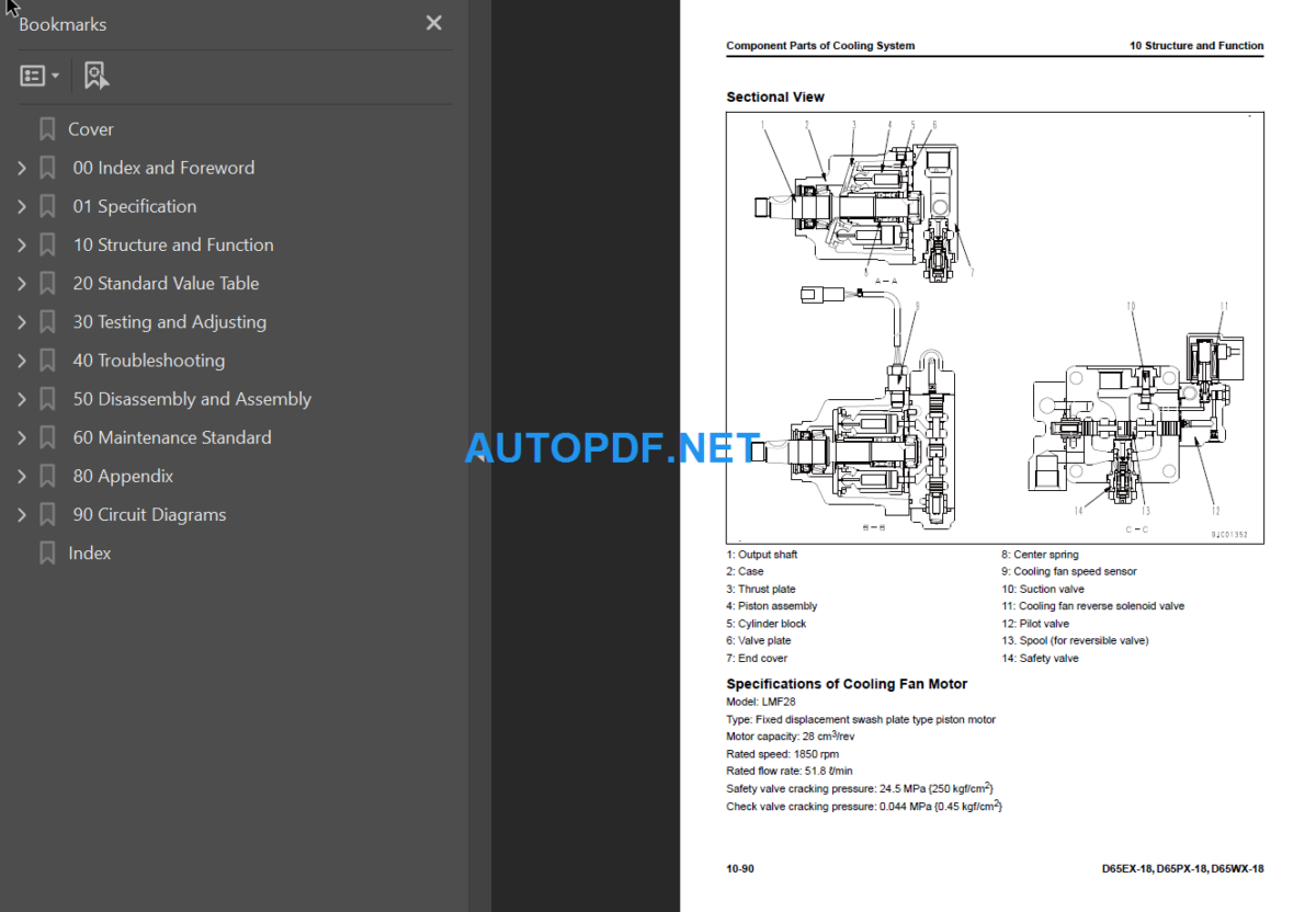 D65EX-18 D65PX-18 D65WX-18 Shop Manual (90997 and up)