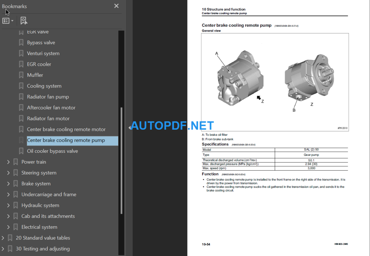 HM400-3M0 Shop Manual