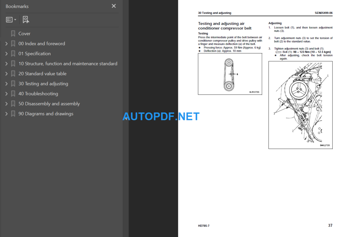 HD785-7 (-40DEGREE) Shop Manual