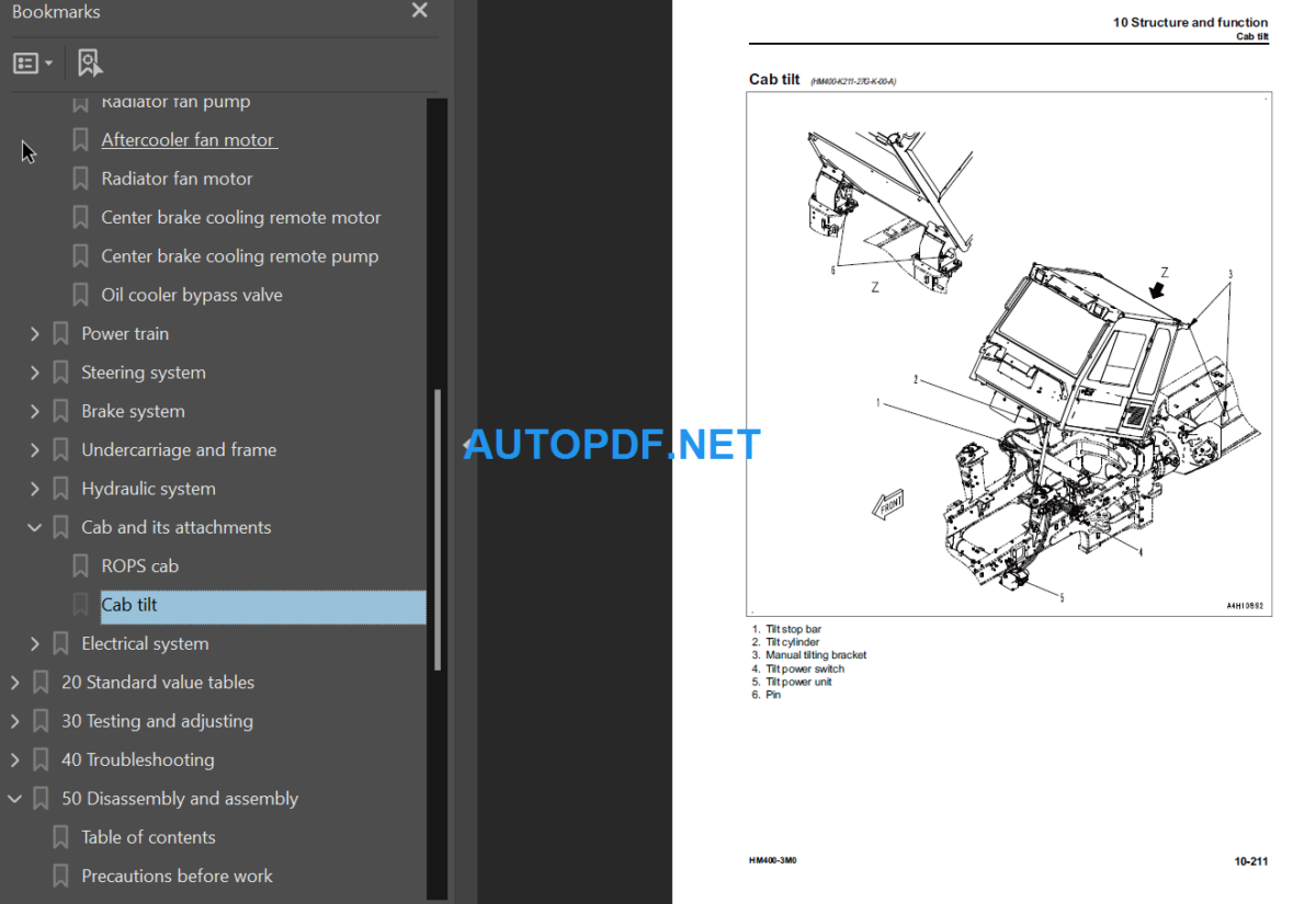 HM400-3M0 Shop Manual