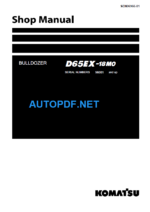 D65EX-18M0 Shop Manual