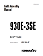 Komatsu 930E-3SE Field Assembly Manual