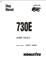 Komatsu 730E (A30212 - A30218) Shop Manual