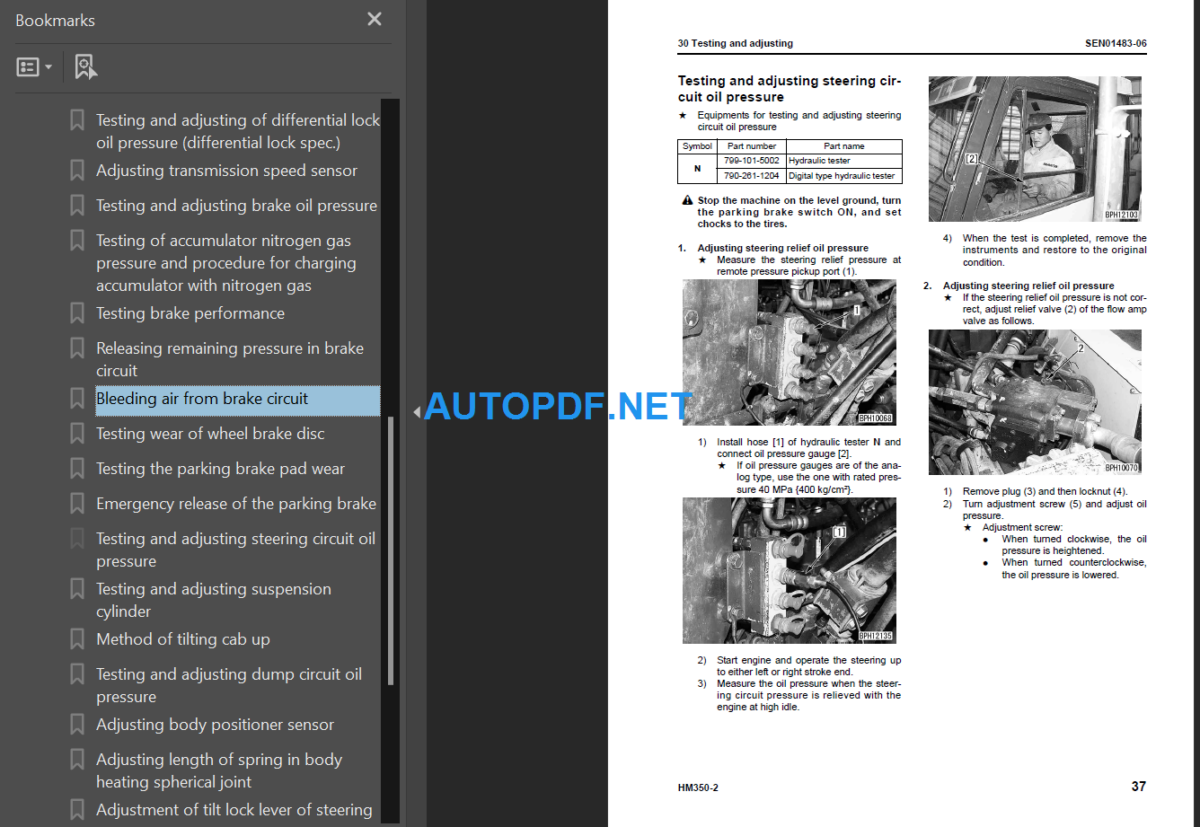 HM350-2 Shop Manual