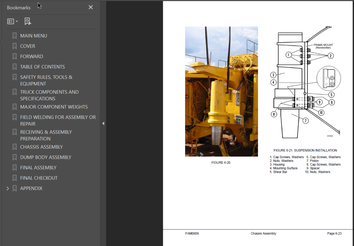 Komatsu 930E-3SE Field Assembly Manual