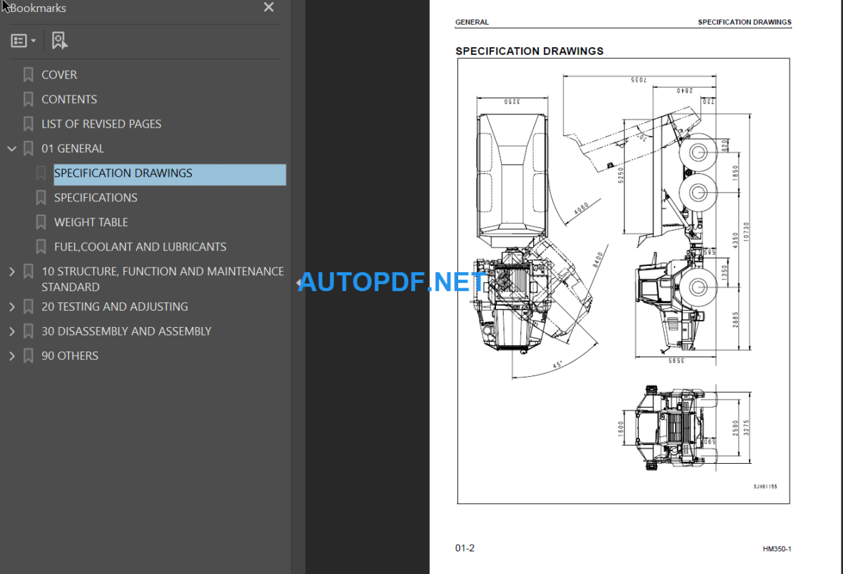 HM350-1 Shop Manual