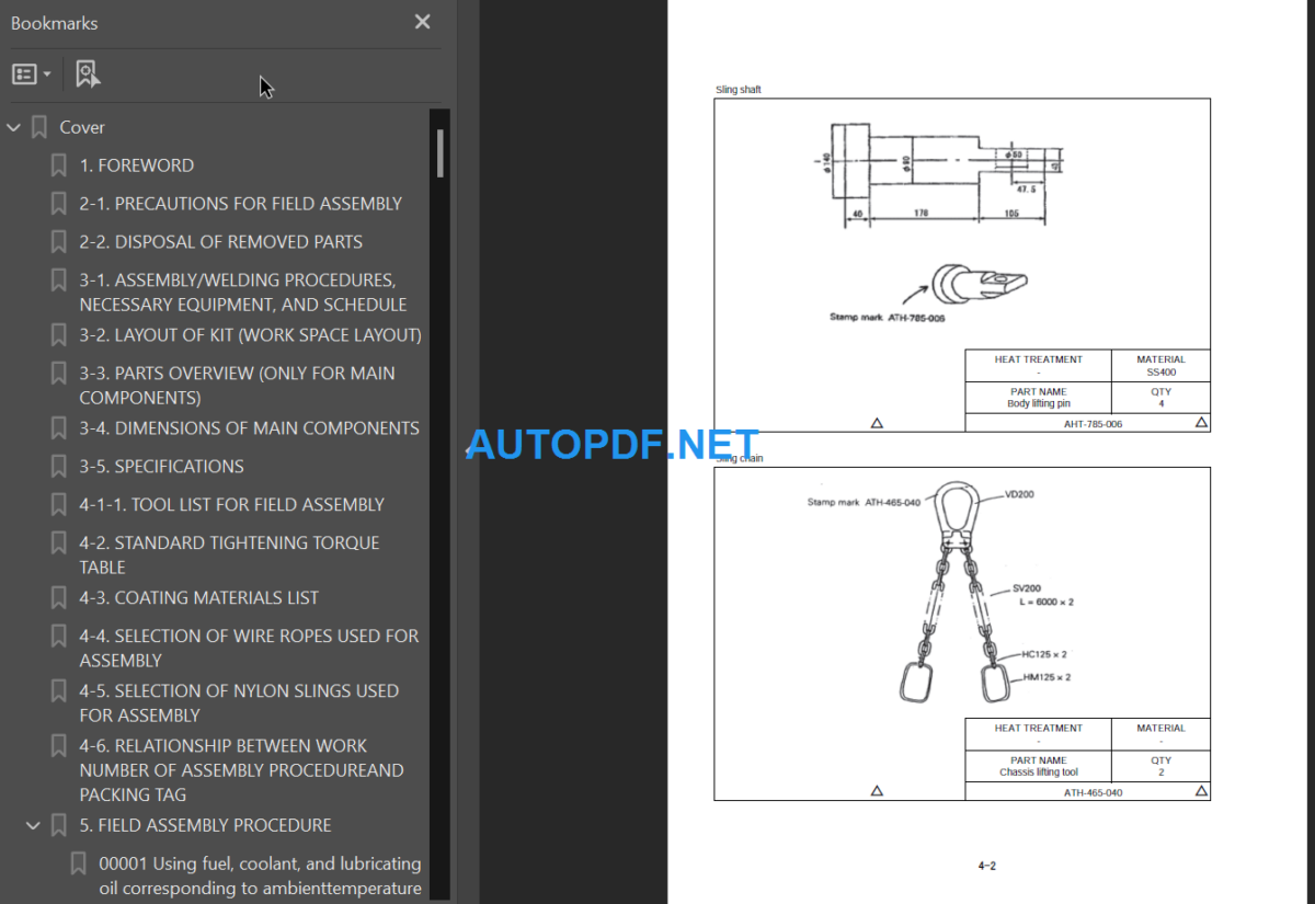 HD785-8E0 Shop Manual