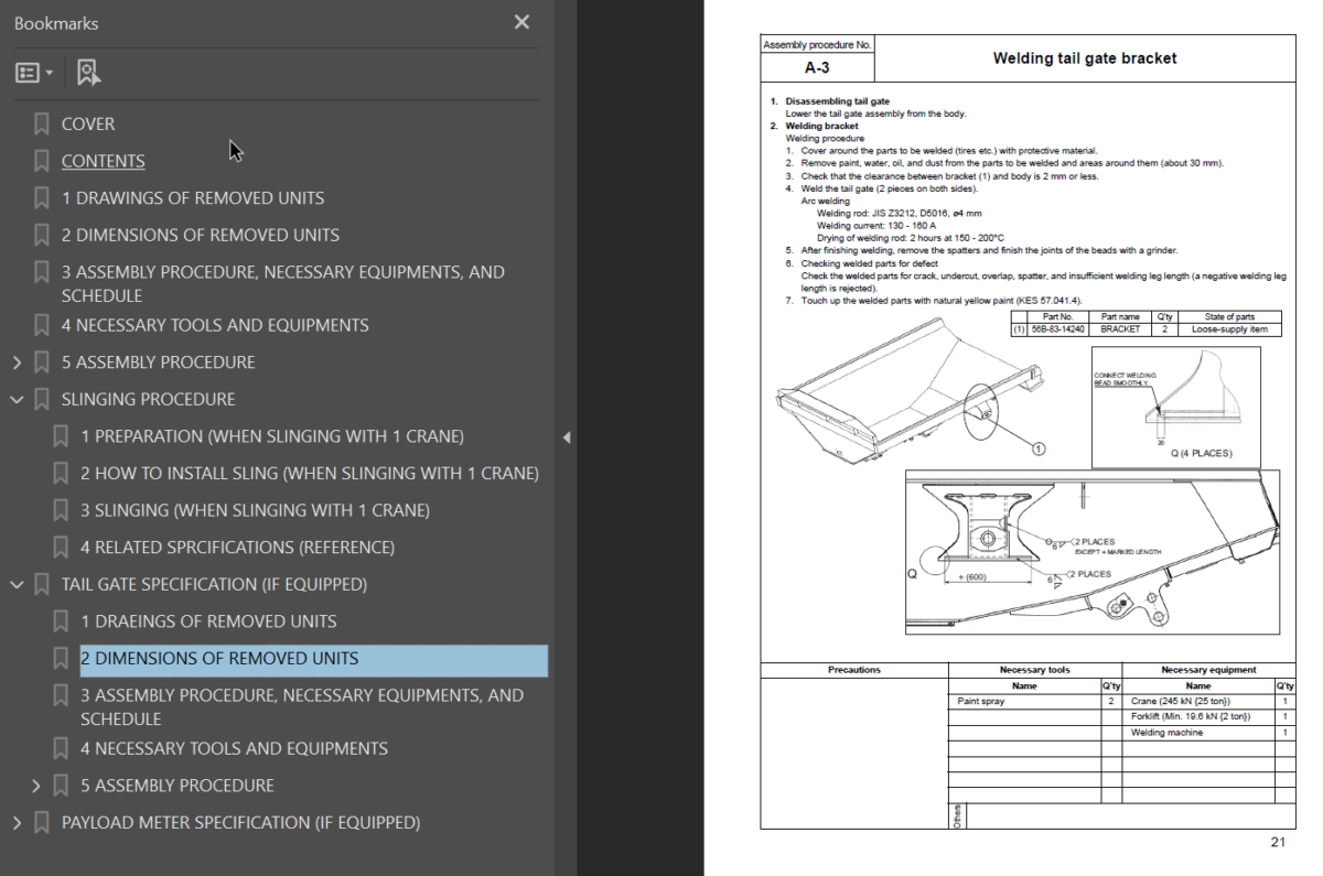 HM400-1 Galeo Field Assembly Instruction