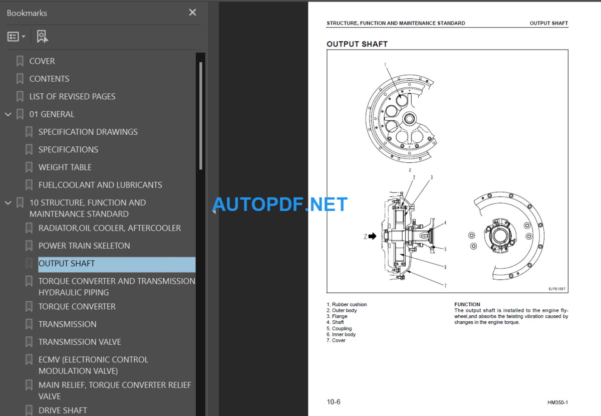 HM350-1 Shop Manual