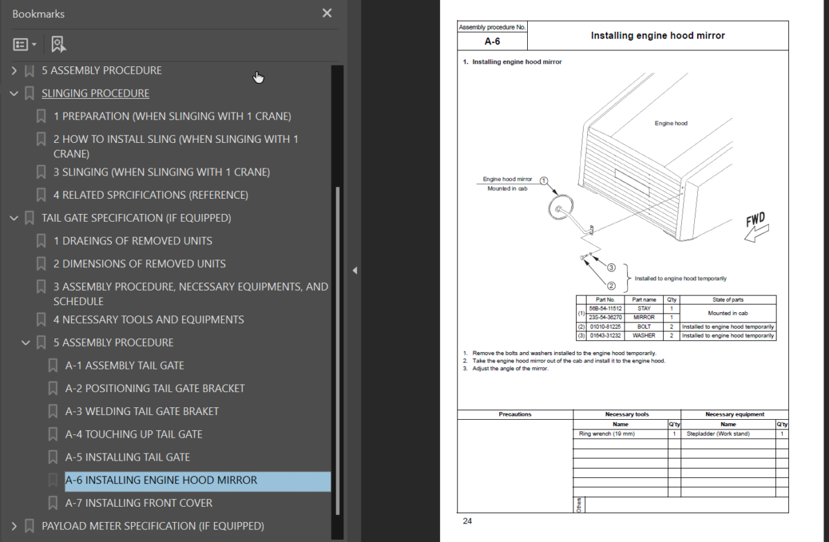 HM400-1 Galeo Field Assembly Instruction