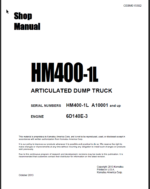 Komatsu HM400-1L Shop Manual