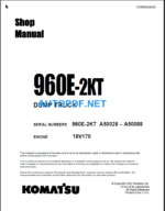 Komatsu 960E-2KT Shop Manual