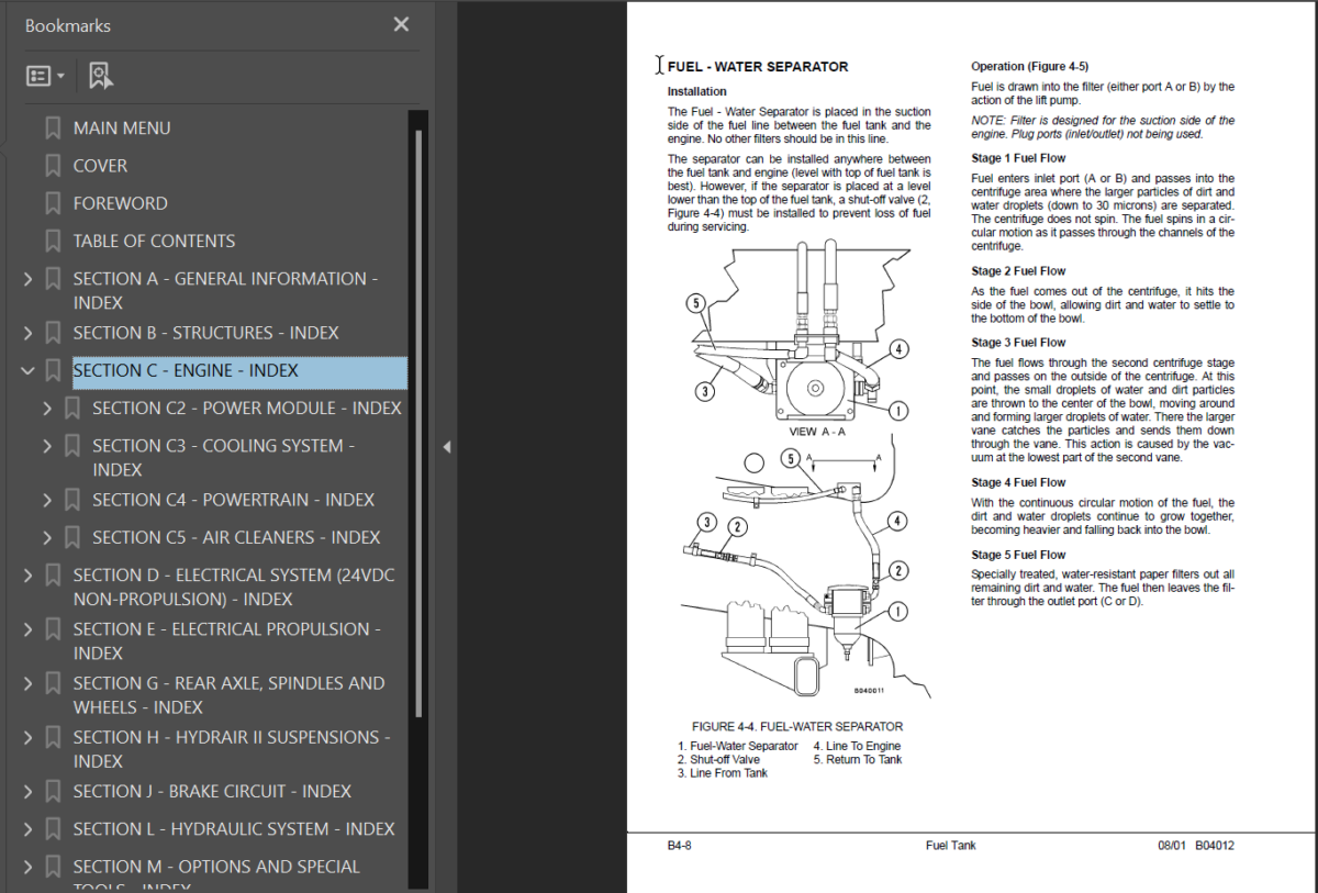 Komatsu 930E (A30019 A30026 thru A30119 DDC 4000 Engine) Shop Manual