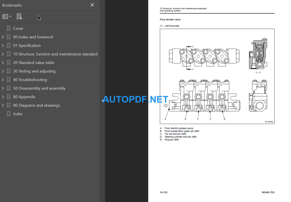 HD465-7E0 (11497 and up) Shop Manual