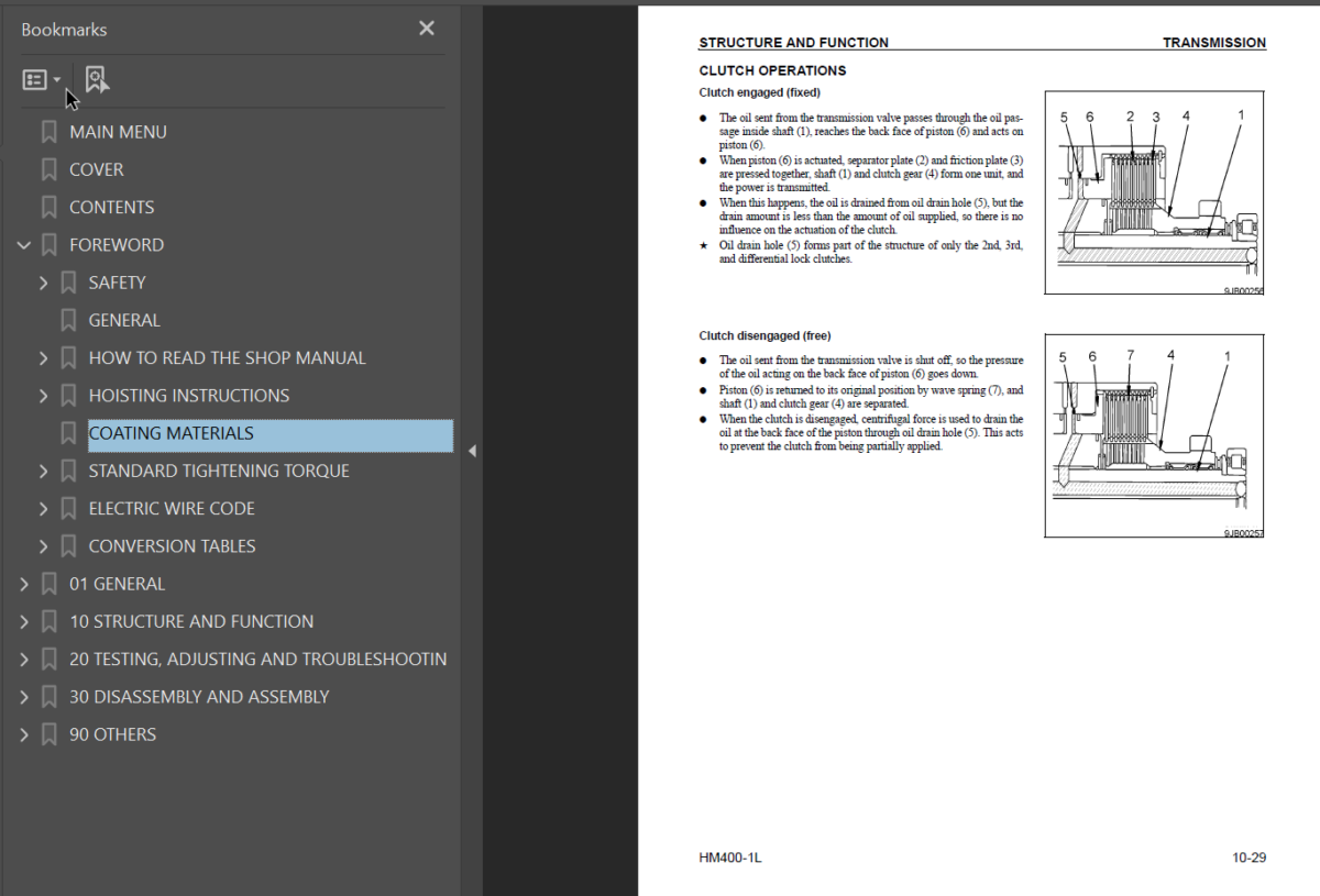 Komatsu HM400-1L Shop Manual