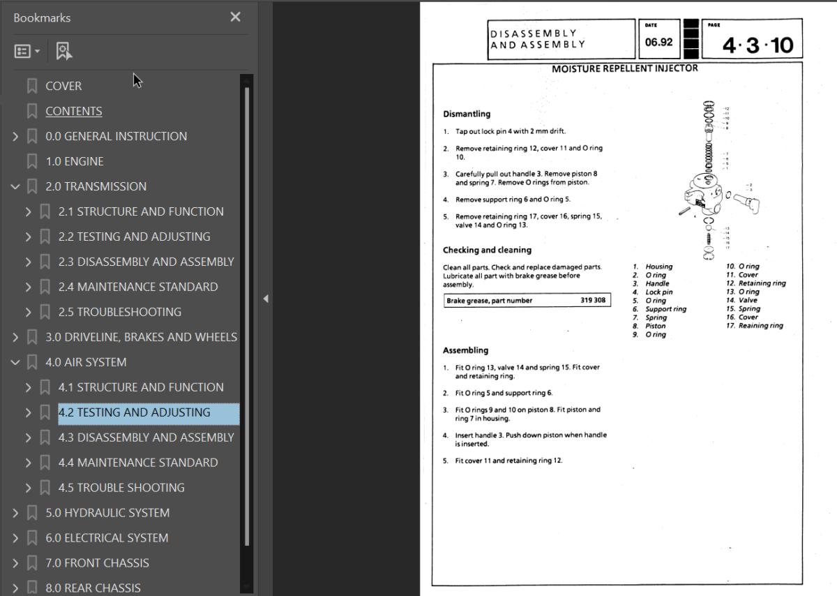 Komatsu HA250 HA270 Shop Manual