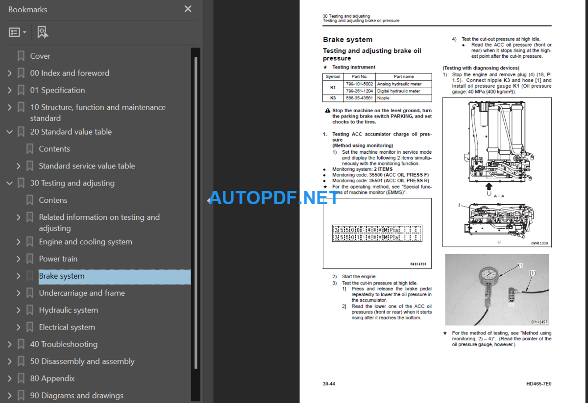 HD465-7E0 (11497 and up) Shop Manual