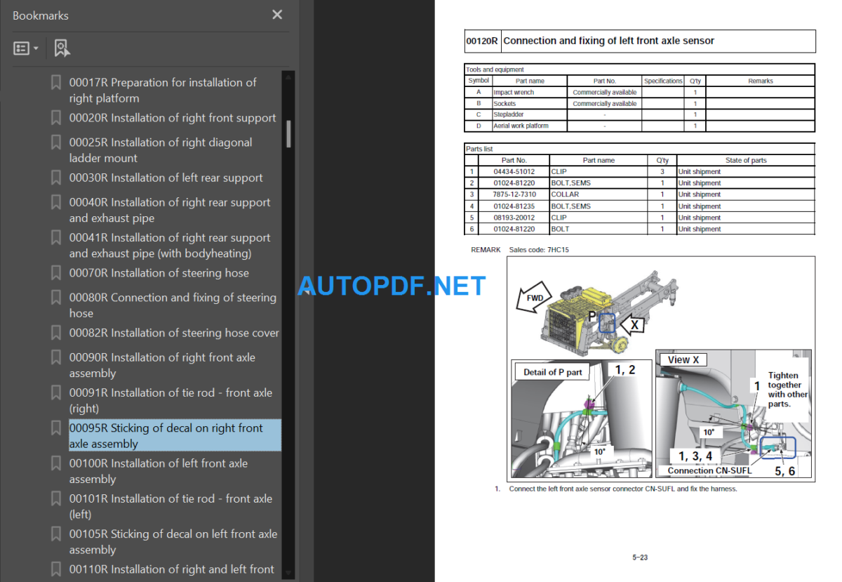 HD785-8R (58001 and up) Shop Manual