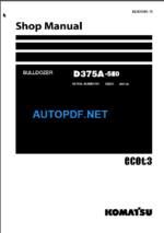D375A-5E0 Shop Manual
