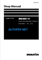 HD465-7R Shop Manual