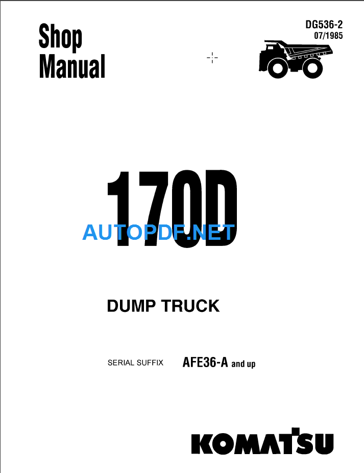 170D (AFE36-A and up) Shop Manual