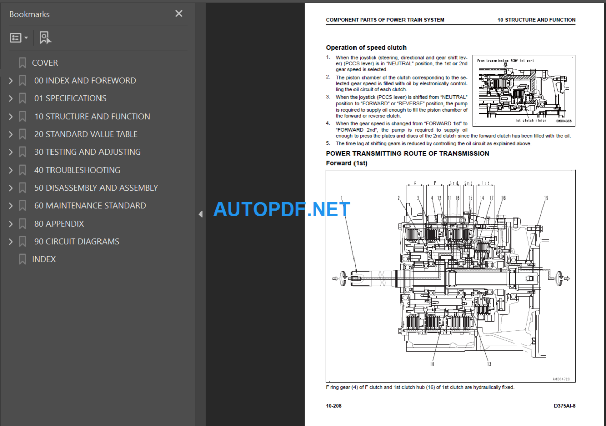 D375Ai-8 (80001 and up) Shop Manual