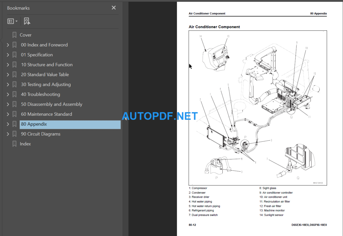 D65EXi PXi-18E0 Shop Manual