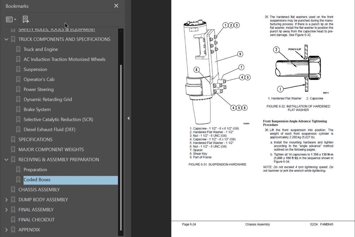 Komatsu 830E-5 Field Assembly Manual (A50154 - A50173)