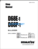 D68E-1 D68P-1 Shop Manual