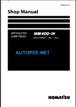 HM400-3R Shop Manual