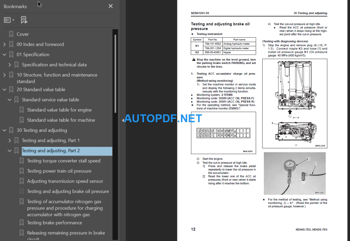 HD465-7E0 HD605-7E0 Shop Manual