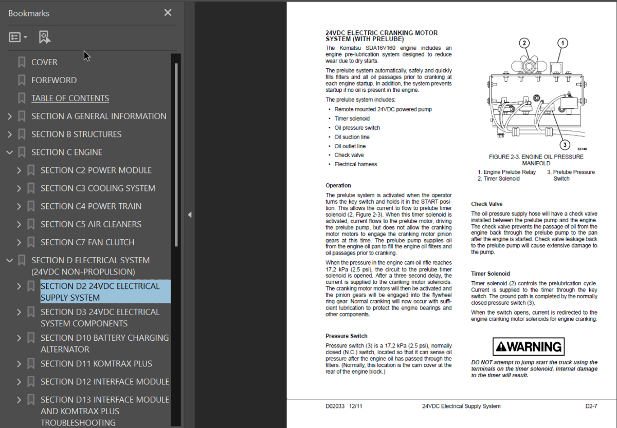 Komatsu 930E-4 (A40987 - A40994 A40996 and up) Shop Manual