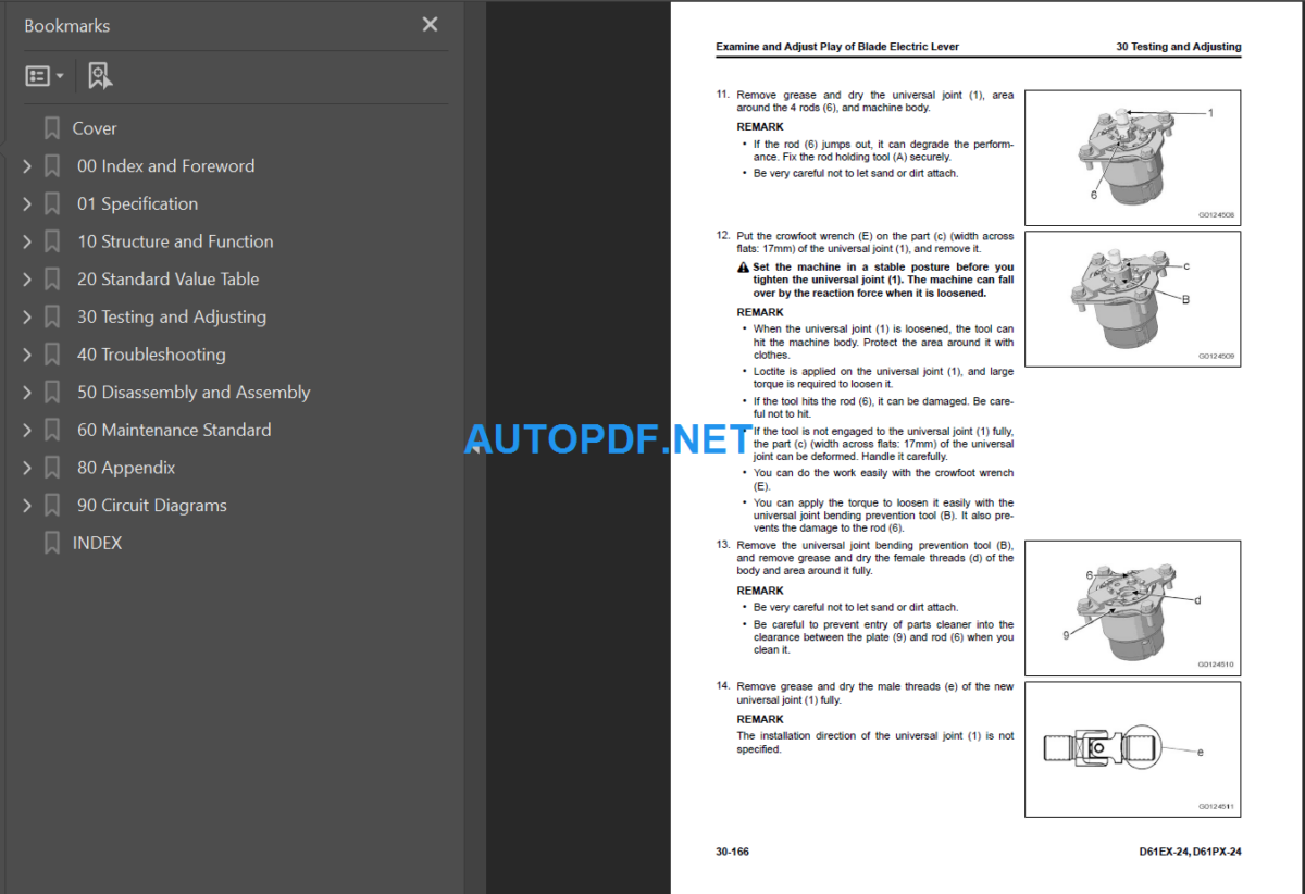 D61EX-24 D61PX-24 Shop Manual